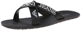 Armani Jeans Men s Crisscross Sandal - Black