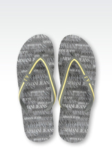 Armani Jeans Beach Flip Flops - Gray