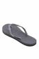 EMPORIO ARMANI Women Grey Flat Thong Rubber Sandals Flip Flops Summer Flat Shoes - Black Image 4