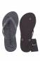EMPORIO ARMANI Women Grey Flat Thong Rubber Sandals Flip Flops Summer Flat Shoes - Black Image 2