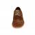 Natazzi Italian Napa Suede Calfskin Leather Shoes Hand Made Men's Player's Lace-Up Wingtip Oxford Shoe Model Armani S-6010 Cognac Image 4