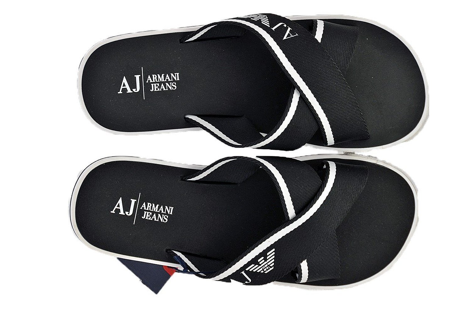 Armani Jeans 6545 Cross Flip Flops — Armani Shoes