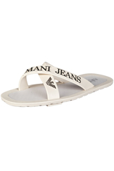 Armani Jeans Men s Crisscross Sandal - White