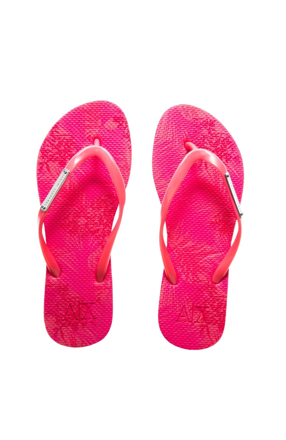 Armani Exchange A|X Tropical Flip Flop - Medium Pink — Armani Shoes