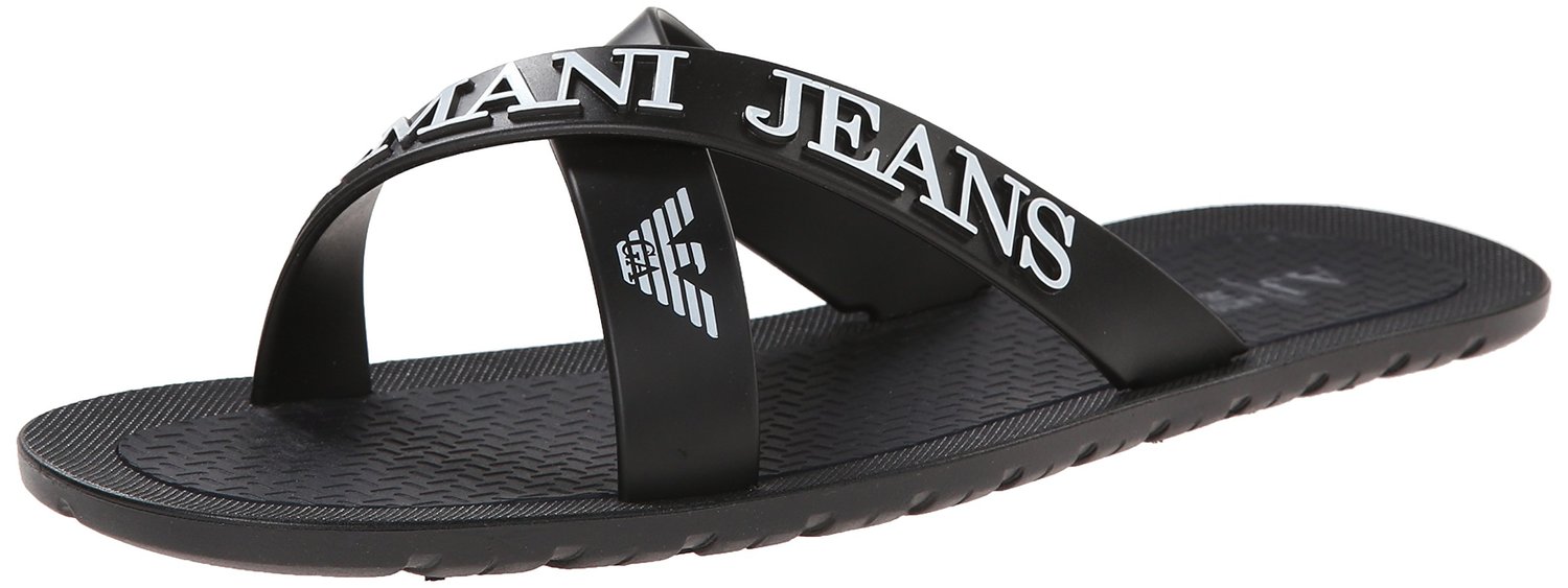 Armani Jeans Men s Crisscross Sandal 