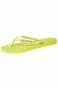 Armani Exchange Womens Logo Plate Flip Flop - Faded Lime Image 3